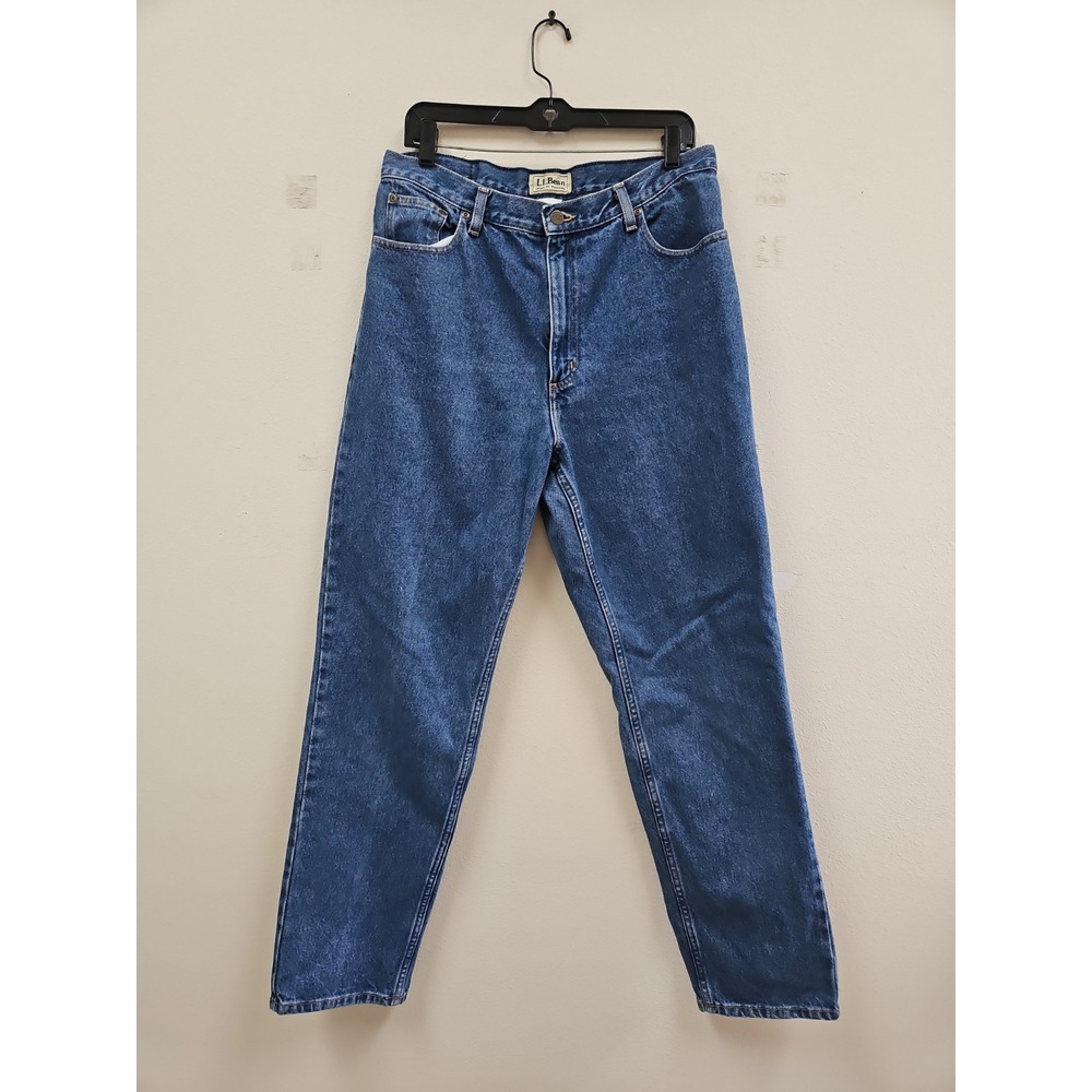 L.L Bean Women's Traditional Fit Jeans Size 16 Med/Tall High Rise
